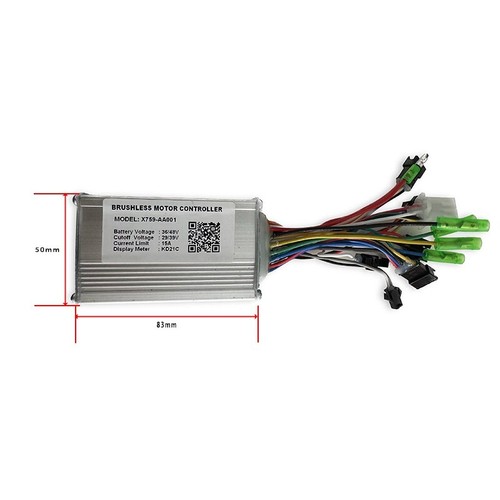 Key Disp KD21C 48V EBIKE LCD Display Electric Bike Speed meter Conversion Kit - Imagen 3 de 11