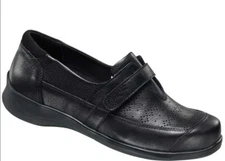 Black APEX Perfed Oxford Shoe Size 13 Wide