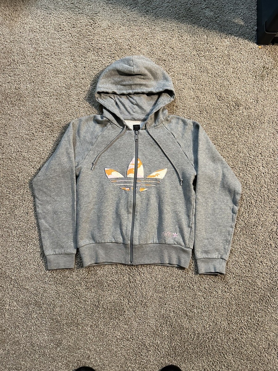 Vintage Adidas X Missy Elliott Full Zip Trefoil Hoodie