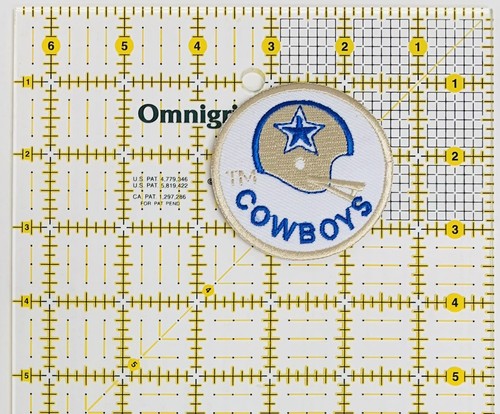 Parche retro del equipo de casco de fútbol americano de los Dallas Cowboys NFL Dak Prescott Emmitt Smith - Imagen 4 de 4