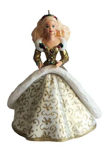 1994 Hallmark Keepsake Holiday Barbie Ornament Collector’s Series Original Box - Picture 2 of 12