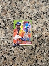 2022 Donruss OPTIC Baseball #11 YORDAN ALVAREZ Diamond Kings Green Insert Astros