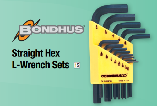 HLX6M STRAIGHT HEX L-WRENCH SET -BONDHUS ITEM NO. 3188322(FT HLX6M STRAIGHT HEX L-WRENCH SET -BONDHUS ITEM NO. 3188322(FT