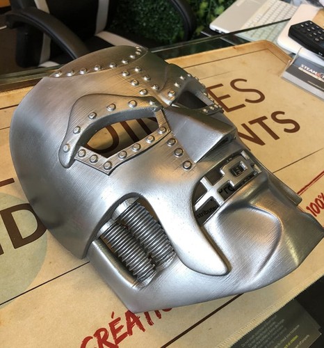Doctor Doom Mask for Cosplay and Halloween Multiple Color Options - Picture 2 of 8