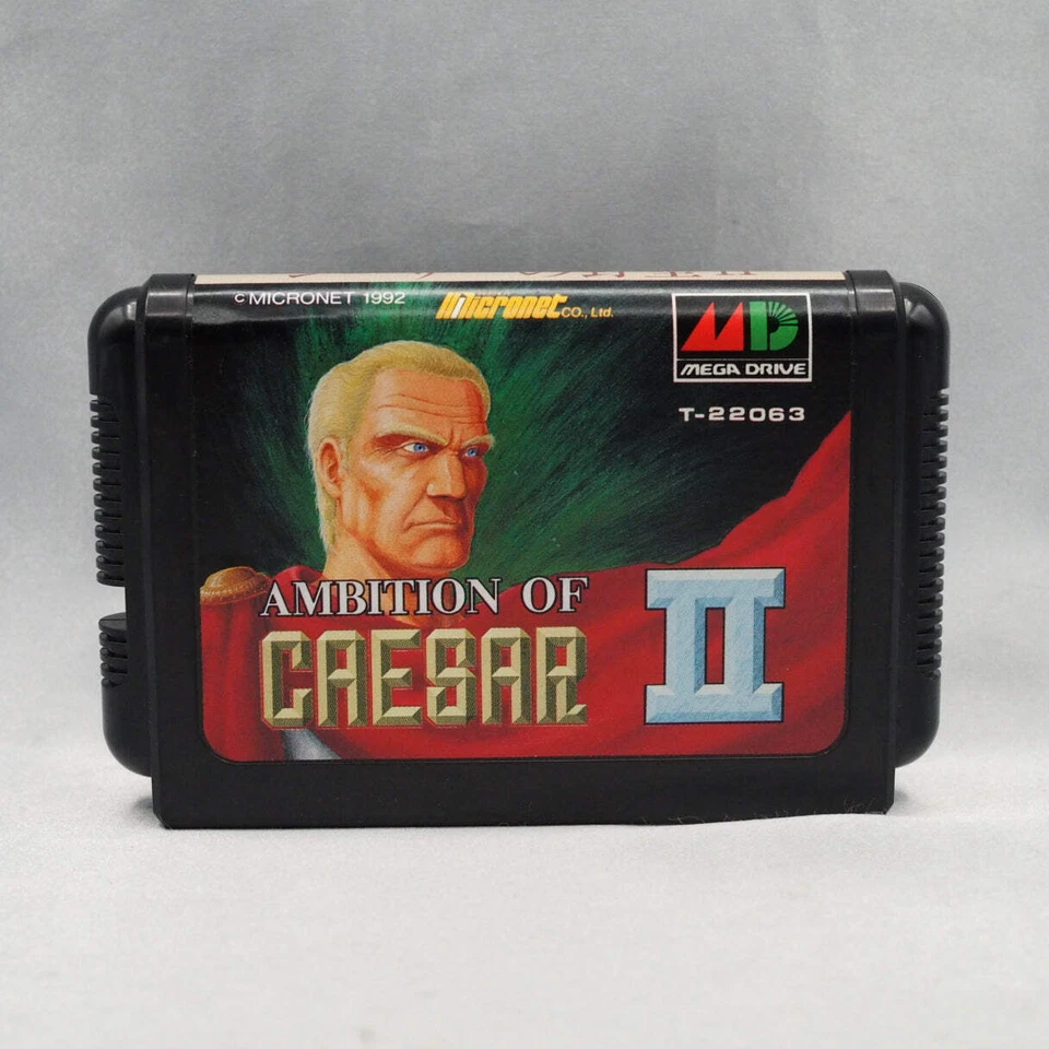 AMBITION OF CAESAR 2 Sega Mega Drive Tested Working NTSC-J MD Simulation - Image 2 of 4