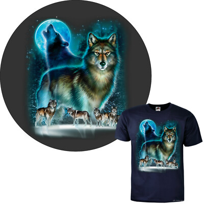 T-Shirt Wolf  Wildlife Wolfsrudel *3103