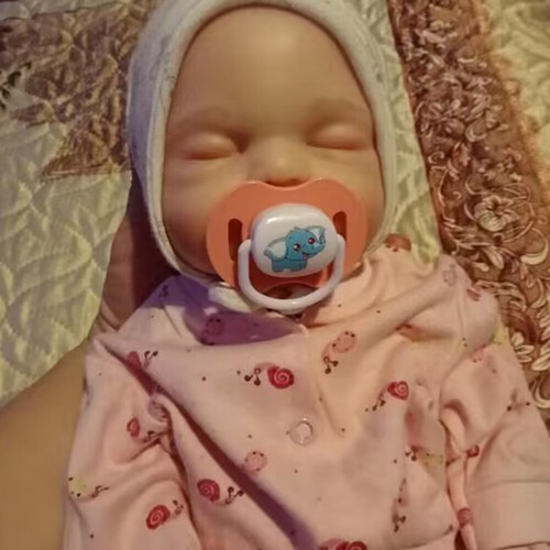 Cosdoll 15,5''Eyes-chiuse Baby Doll Bambina Corpo Completo Morbido Silicone Reborn Reborn - Foto 5 di 11