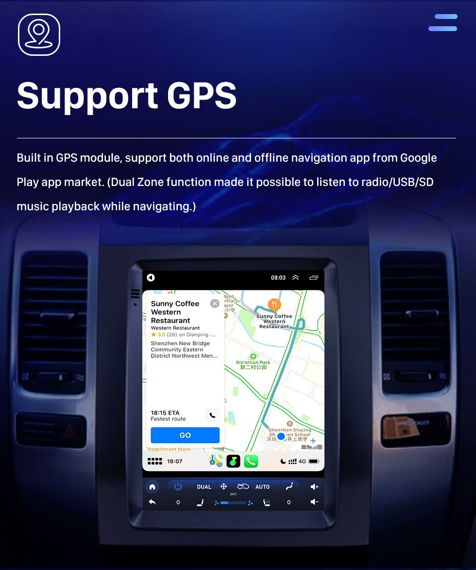 Apple - ながしょー 2002－2009 Toyota Land Cruiser/Lexus GX470 Apple Carplay