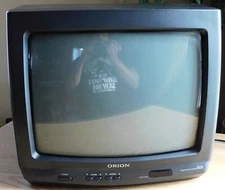 VTG 1997 Orion 13" Television TV1326BW CRT TV, Retro Gaming, No Remote, Local PU