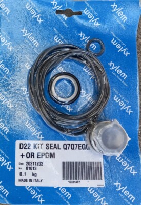 XYLEM Mech Dichtung & O-Ring Kit e-NSC e-LNE e-LNT Silikon/Silizium/EPDM 22mm #4262
