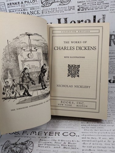 Best Of Charles Dickens. Vol: I,III,IX,X,XIII,XIX. Vintage Hardcover Book (1868) - Picture 10 of 21