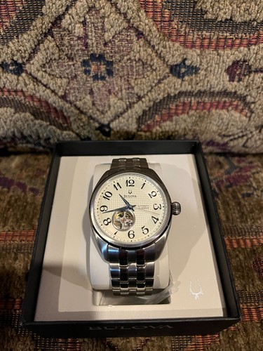 Bulova 96A124 Mechanical Automatic S/S BVA Dial Dual Aperture Watch MSRP $399 - Picture 2 of 9