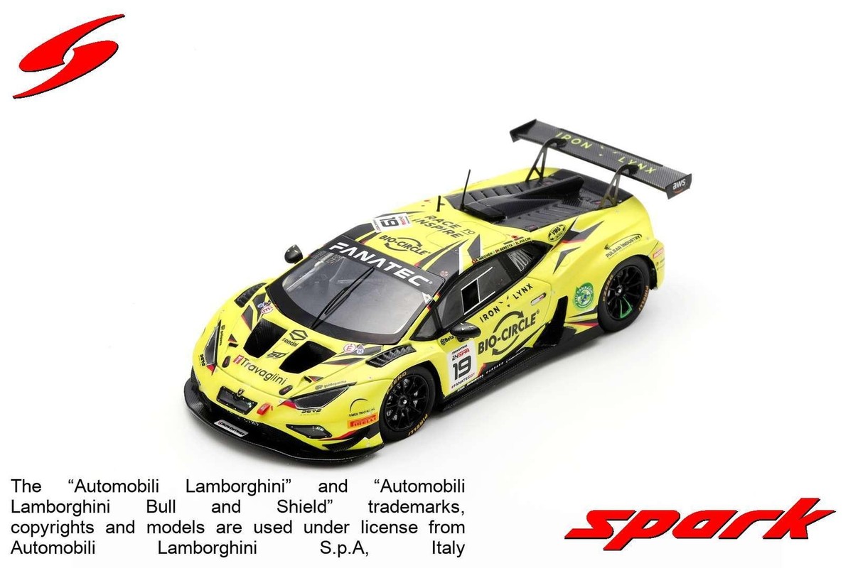 1:43 SPARK Lamborghini Huracan Gt3 Evo 2 #19 24H Spa 2023