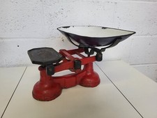 Antique Vintage Avery Red Cast Iron Weighing Scales
