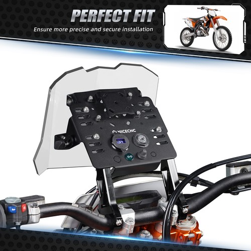 GPS Mount Bracket Mini Fairing Kit For Husqvarna 125 250 350 450 501 TC TE FC FE - Picture 2 of 14