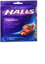 SM Halls Fruit Breezers Soothes Throat Irritation 25 Drops (3 Pack)