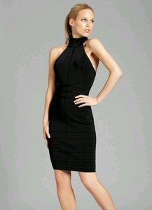 marciano black dress