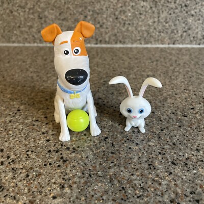 Secret Life of Pets Burger King Toy Max, Dog Snowball, Bunny