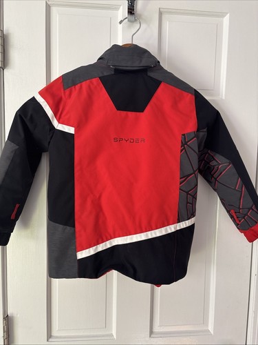 Boys Size 7 Spyder Ski Jacket - Picture 6 of 9