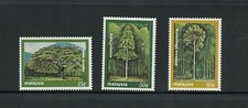 J714  Malaysia 1981  flora  tropical trees    3v.  MNH  