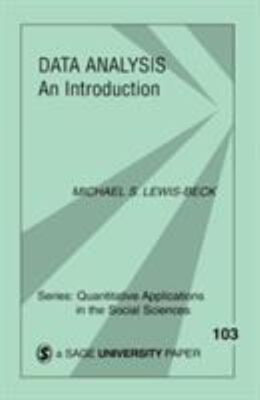 Data Analysis : An Introduction Paperback Michael S. Lewis-Beck