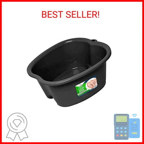 Foot Soaking Bath Basin - Large Size for Soaking Feet, Best Pedicure at Home Spa - Picture 1 of 2