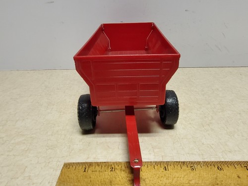 Toy Ertl Case International Red Flare Box Barge Wagon Farm Implement - Picture 4 of 6