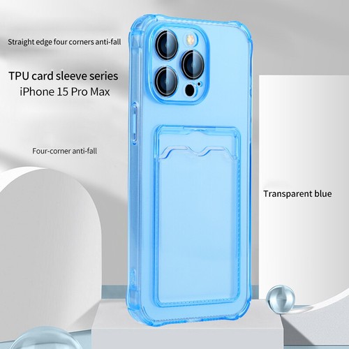 For iPhone 15 14 13 Pro Max 12 11 XS XR 8 SE Shockproof Card Holder Case Cover - Picture 15 of 15