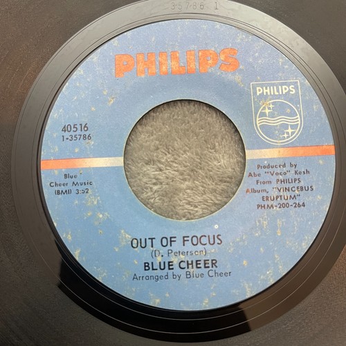 Blue Cheer – Summertime Blues / Out of Focus 45 RPM Record - Picture 5 of 5