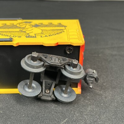KMT Clyde Beatty Cole Bros. Circus Boxcar Train O Gauge Yellow | eBay