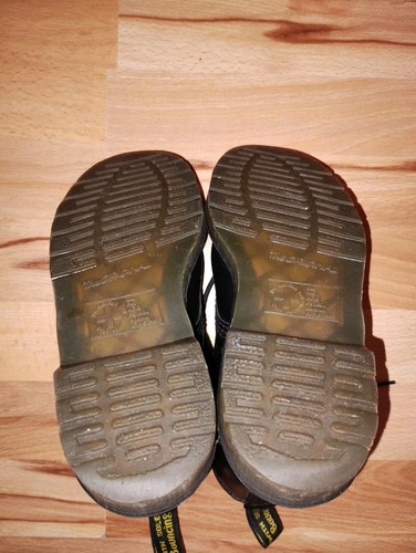 Dr Martens Black Stitch Glattleder 101 Stiefeletten 6 Loch Größe UK4 US6 EU37 - Bild 13 von 14