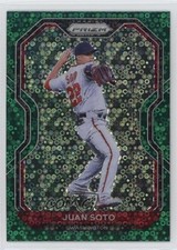 2021 Panini Prizm Tier III Green Donut Circle Prizm Juan Soto #203 07qr