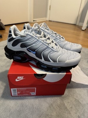 New Nike Air Max Plus Pure Platinum University Blue Size 8.5 Dm0032-015
