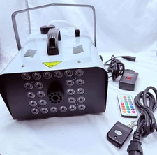 1500W Fog Machine with RGB LED Light Stage DJ Smoke Fog Blower Wedding Fogger