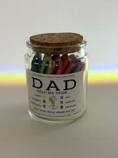 Dad Bible Verse Jar Gift Read Me When Notes Fathers Day New
