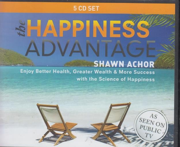 The Happiness Advantage 5-Disc Shawn Achor AUDIO BOOK CD  better health wealth +