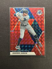 2021 Panini Mosaic Aaron Judge #135 Reactive Red Mosaic Prizm Yankees 