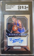 SGC 10 9.5 DAVE BING 2020 PANINI PRIZM SIGNATURES #SI-DBG AUTO AUTOGRAPH PISTONS