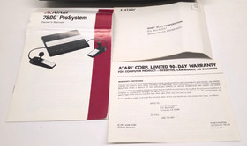 Atari 7800 Pro System Complete in Box w/ Games - Tested, Works Perfectly.