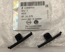 x2 Original Opel GM washer hose Clips Windscreen Corsa E - 13465909