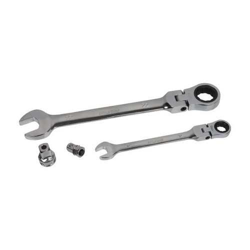 Juego de llaves/llaves de trinquete de cabeza flexible métrica US PRO 20 piezas trinquete de engranajes 8 - 32 mm - Imagen 3 de 5