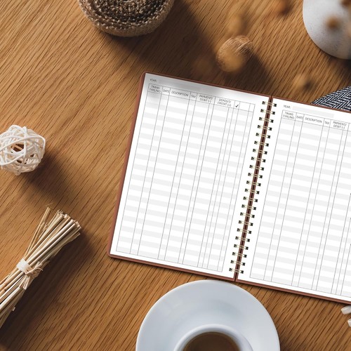 Accounting Ledger Book - Expense Tracker Notebook for Home Budget Russet  - Picture 5 of 7