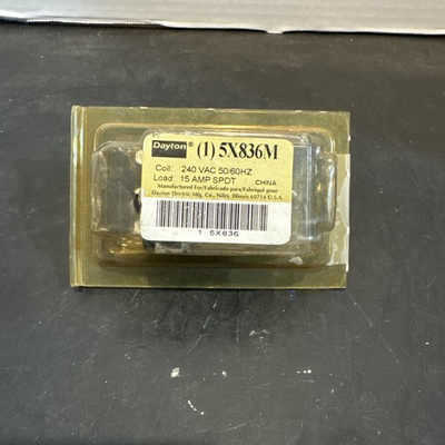 #ad DAYTON ELECTRIC 5X836M RELAY 24VAC NOS $24.99