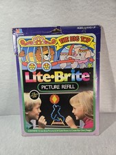 Vintage Lite Brite At Least 24 Unused Unpunched Refill Sheets Big Top Circus