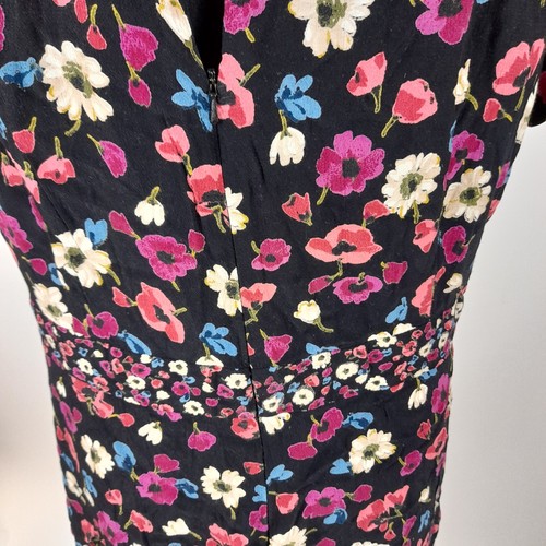 Ossie Clark London Floral Dress Size UK 18 (#H1/12) - Picture 4 of 9
