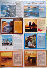 Bulk Lot  8 x Story Card Postcards ~ Great Ocean Rd, 12 Apostles etc, Victoria