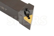 Shars 1-1/4" x 6" LH MTJN Indexable Tri-Lock Turning Tool Holder TNMG Insert