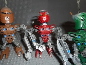 LEGO BIONICLE - MATORAN OF METRU NUI - Lot of 6 - 8607 8608 8609 8610 8611 8612