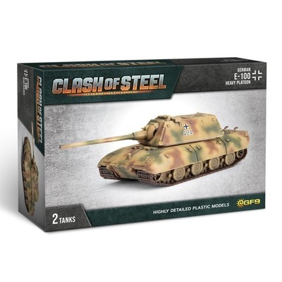 Gale Force Nine - Clash of Steel - E-100 5.9 x 8.3 x 2.3 inches, multicolor