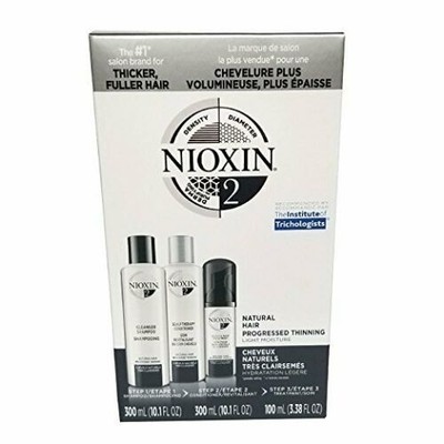 Nioxin Starter Kit 2 Cleanser Therapy Treatment (10+10+3oz) 3pc nwpk sale